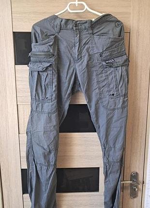 Мужские серые брюки карго celio "smart clothing dpt"