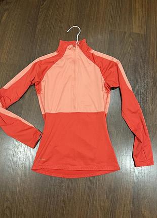 Спортивна кофта nike hyperwarm shield червона розмір s