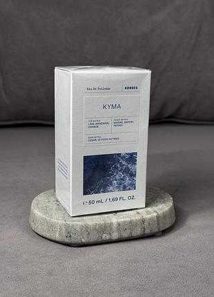 Свежий унисекс аромат с морскими и цитрусовыми нотами korres kyma eau de toilette 50 мл