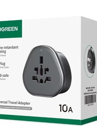 Адаптер в розетку универсальный ugreen s500 (eu plug)