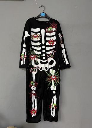 Костюм скелет на halloween хеллоуин 104р