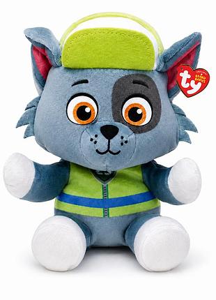 М’яка іграшка ty paw patrol роккі 15 см плюшева фігурка для дітей 3+