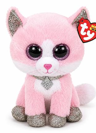 М’яка іграшка ty beanie boos fiona рожеве кошеня 15 см