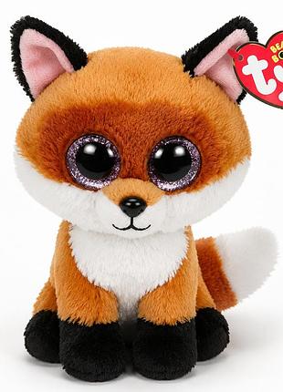 Мягкая игрушка лис meadow ty beanie boo’s 25 см