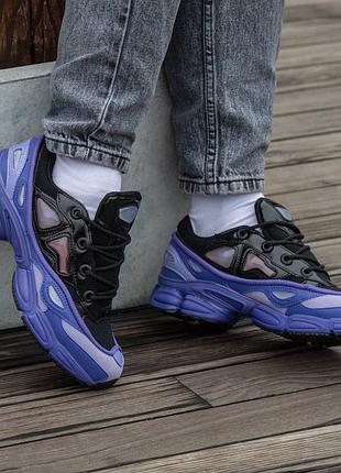 Кросівки чоловічі adidas x raf simons ozweego 3 black purple