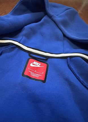 Кофта чоловіча nike tech fleece синя
