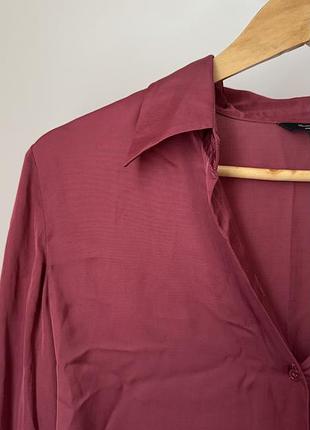 Атласна блуза massimo dutti 2