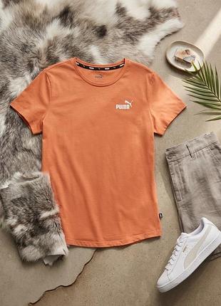 Оригінальна жіноча футболка puma коралова xl