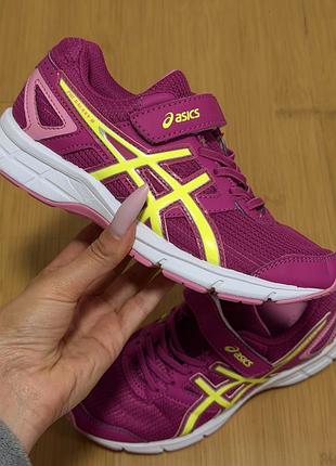 Кросівки для дівчаток asics pre galaxy 8 рожево-жовті, розмір 33.5
