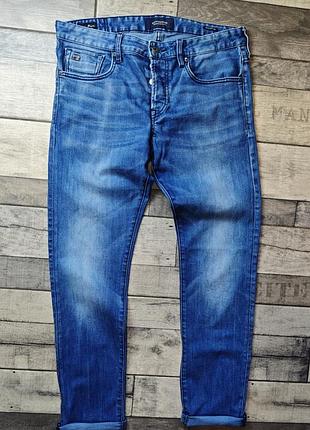 Чоловічі звужені сині джинси scotch&amp;soda розмір 33/32