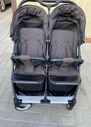 Коляска carello прогулянкова для двійні