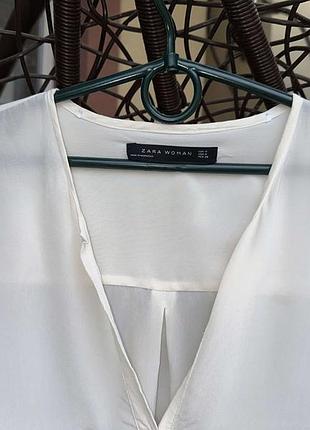 Шовкова блуза zara 3