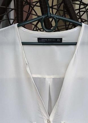 Шовкова блуза zara 2