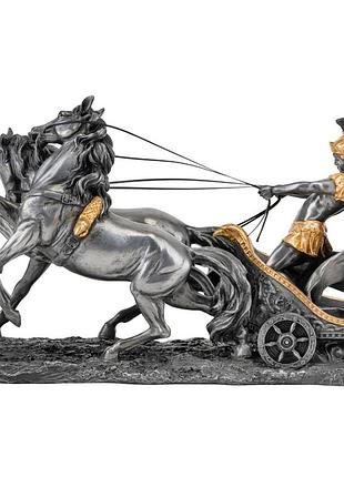 Статуетка "римський воїн на колісниці" (17 см) veronese
