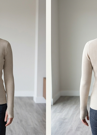 Кофта\джемпер arket rib-knit merino jumper