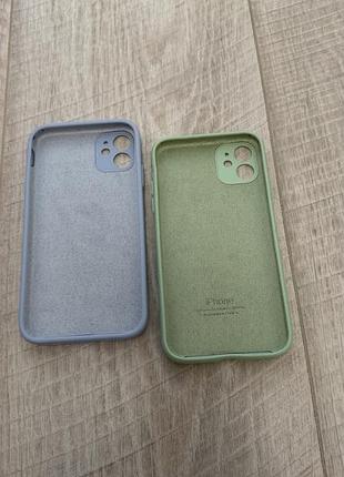 Чохли apple для iphone 11, силіконові 4