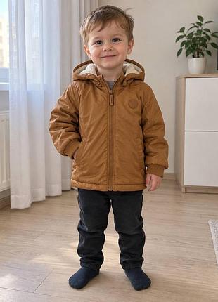 Куртка для хлопчика демісезонна коричнева