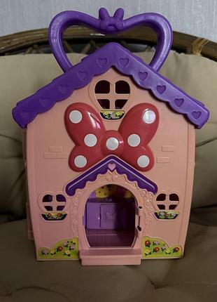 Ігровий будиночок для дівчинки minnie mouse рожевий