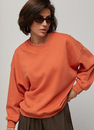 Базовый свитшот oversize с начесом мод 30981