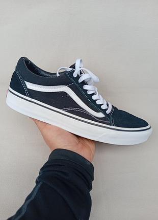 Черно-білі кеди vans old skool розмір 43-44