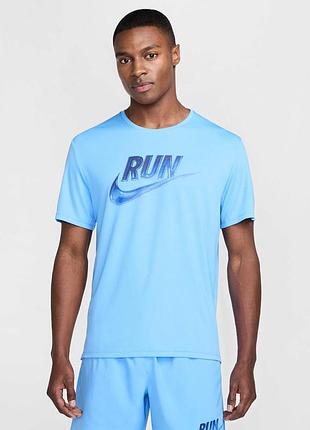 Чоловіча футболка nike miler dri-fit run energy