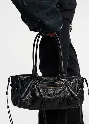 🖤брендовая  стильная сумка balenciaga🖤 натуральная кожа премиум люкс опиум гранж