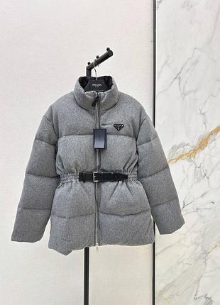 Куртка женская серая черная