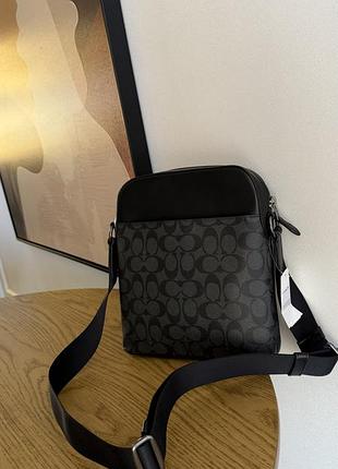 Сумка чоловіча coach houston flight bag 3