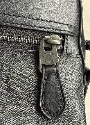 Сумка чоловіча coach houston flight bag 8