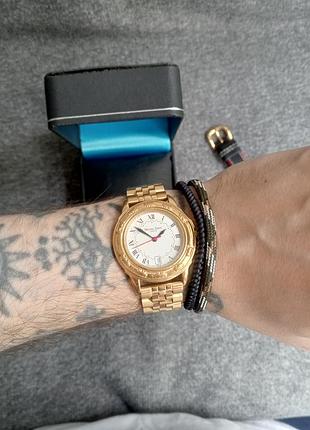 Michel jordi jubilé swiss 1991 gold plated, годинник вінтажний, швейцарський, чоловічий, жіночій