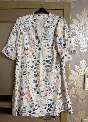 Сукня в квітковий принт shein 2xl 2