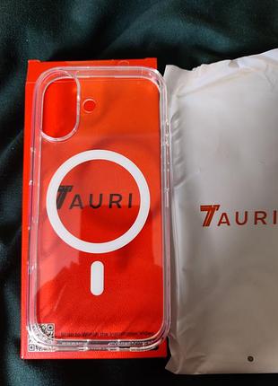 Чохол tauri magsafe для iphone 17 прозорий