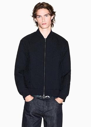 Чоловічий бомбер armani exchange з геометричним принтом