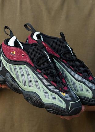 Кросівки чоловічі adidas yeezy 500 mid black red