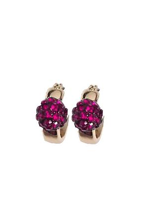 Сережки-кільця karl lagerfeld paris сережки з камінням