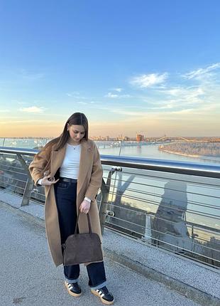 Пальто жіноче zara бежеве вовняне розмір m