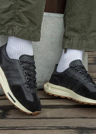 Кроссовки мужские adidas retropy e5 black beige