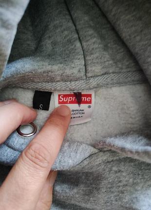 Худі жіноча supreme сіра