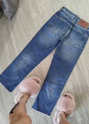 Темно синие джинсы zara slim, размер 34 4
