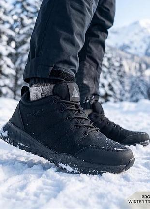 Кросівки зима хутро термо waterproof
