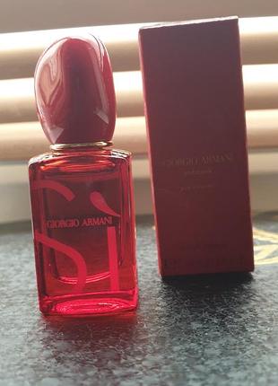Пробники парфумів giorgio armani si red musk