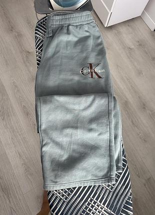 Брюки жіночі calvin klein палаццо сірі m-l