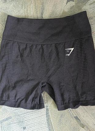 Шорти жіночі gymshark темно-сірі розмір xs/s