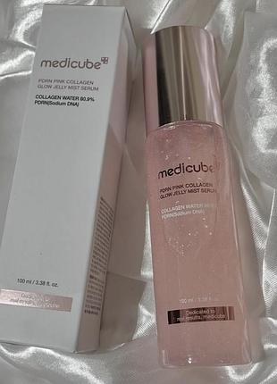 Сироватка medicube pdrn pink collagen glow jelly mist