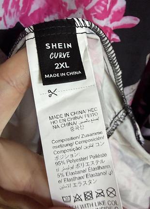 Міді сукня в квітковий принт shein 2xl 5