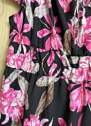 Міді сукня в квітковий принт shein 2xl 7