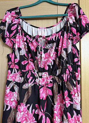 Міді сукня в квітковий принт shein 2xl 3