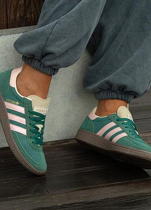 Кроссовки женские adidas spezial green rose
