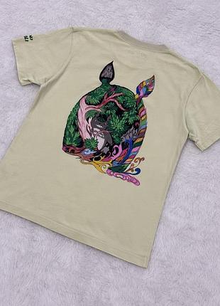 Футболка чоловіча uniqlo ut x studio ghibli my neighbor totoro, бежева, розмір s