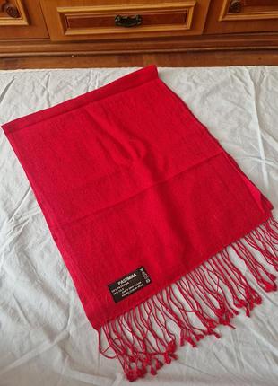 Легкий яркий шарф пашмина кашемир шелк pashmina